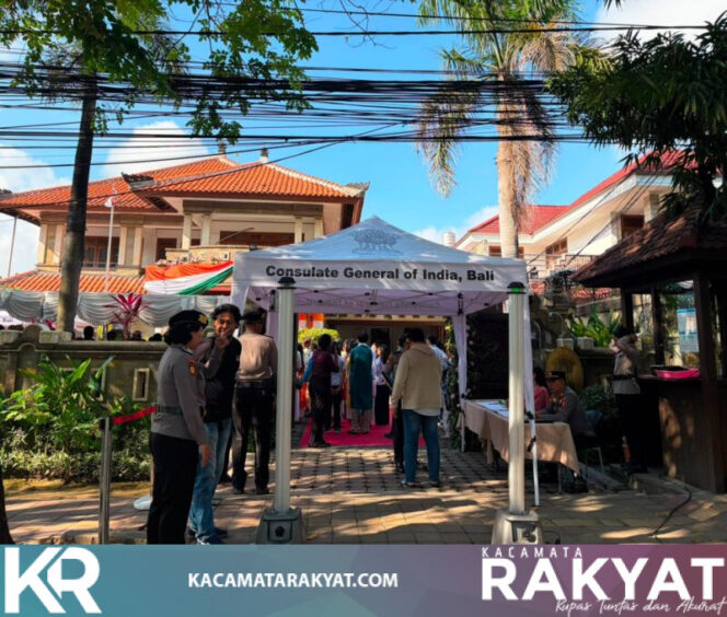 
					Kawal Perayaan HUT Kemerdekaan India ke-80 di Renon, Polsek Dentim Dibackup Polresta Denpasar Perkuat Pengamanan