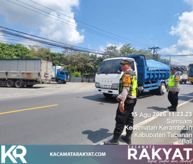 
					*Hadir Beri Pelayanan Prima untuk Masyarakat di Jalur Utama Denpasar Gilimanuk, Polsek Kerambitan Rutin Siagakan Personel di Pos Radio Global*