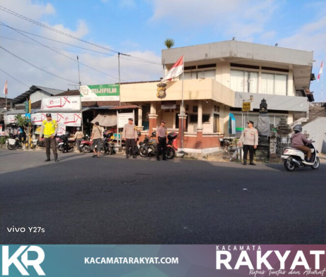 
					*Kapolsek Marga Turun Langsung Pengawasan Dan Pengecekan Personil Strong Point Pagi