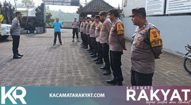 
					**Apel Pagi Polsek Baturiti, Pawas Sampaikan Atensi Persiapan Penanaman Jagung*