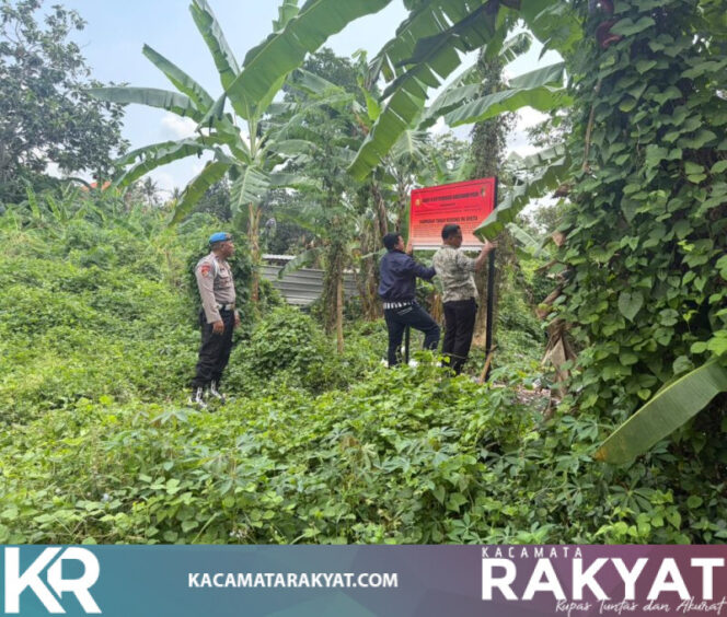 
					*Bareskrim Polri didampingi Polsek Selemadeg Sita Tanah 200 Meter Persegi