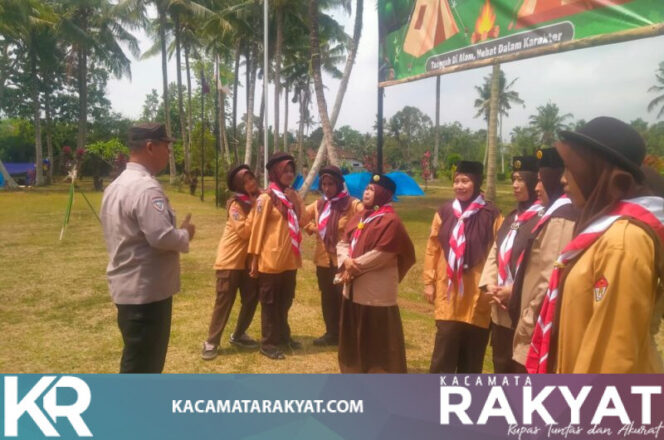 
					Bhabinkamtibmas Desa Sesandan Sambangi Perkemahan Pramuka MA Al Muhajirin Denpasar Th 2026*