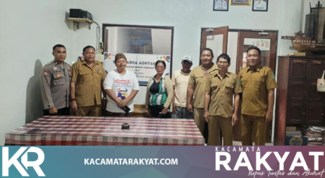 
					*Bhabinkamtibmas Desa Antap Mediasi Sengketa Kontrak Warung, Berakhir Damai